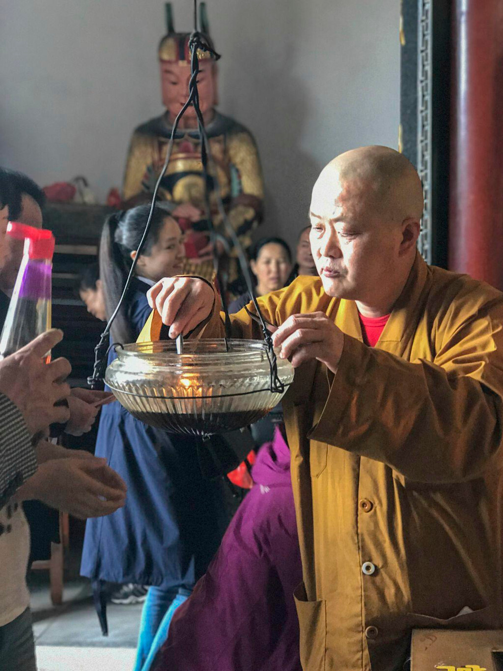 莲花佛国 净土净心---九华山烧香祈福