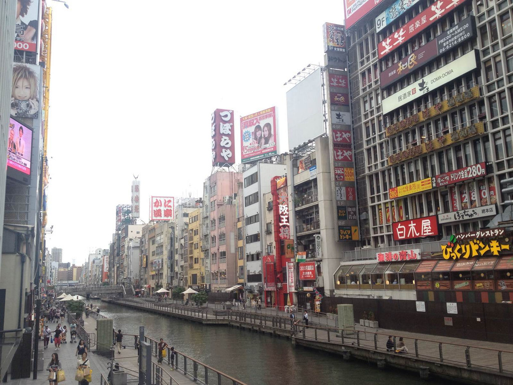 大阪心斋桥 酒足饭饱,出发去心斋桥shopping 大阪 堺市 ario商场 白天